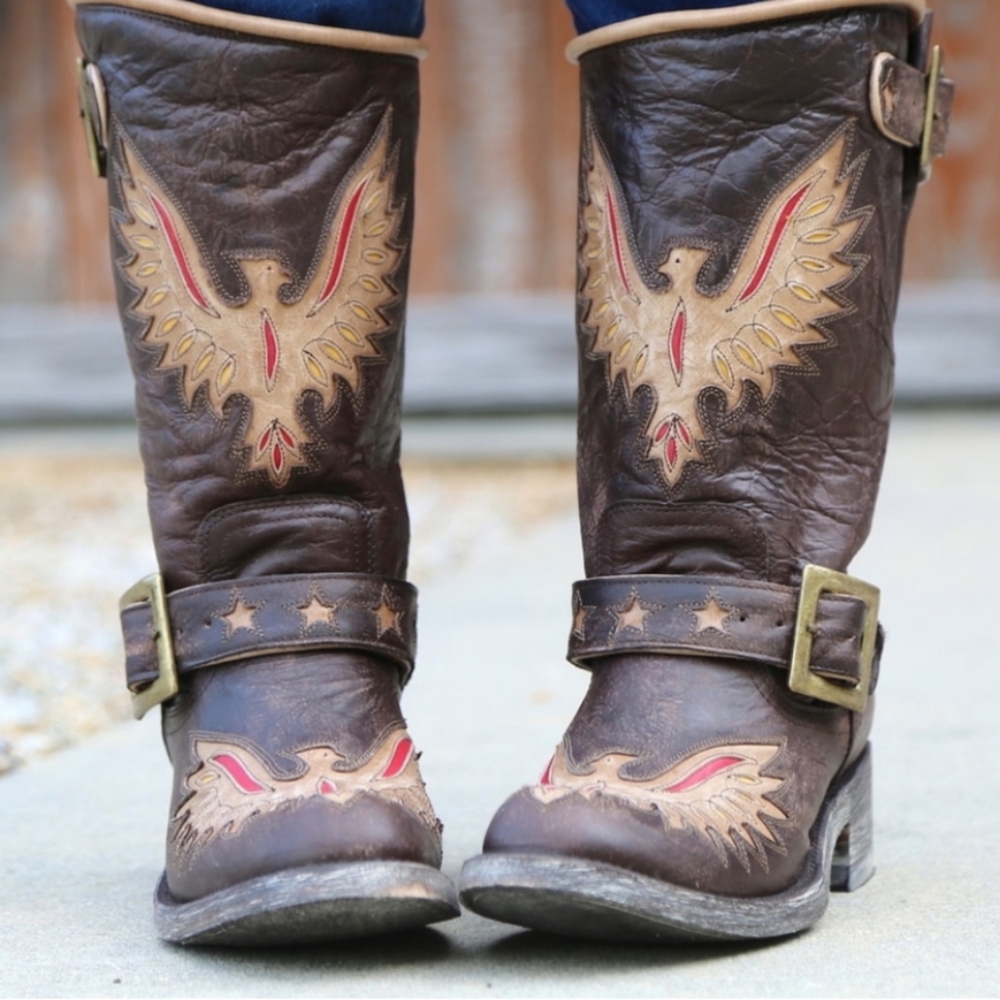 Old Gringo Eagle Biker boots